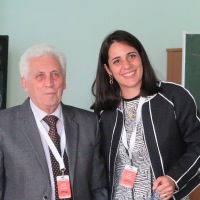 Leonard. L. Vasilyev congratulates C. P. Naveira-Cotta as the best author among the young participants. IX Minsk International Seminar “Heat Pipes, Heat Pumps, Refrigerators, Power Sources, Power Sources”